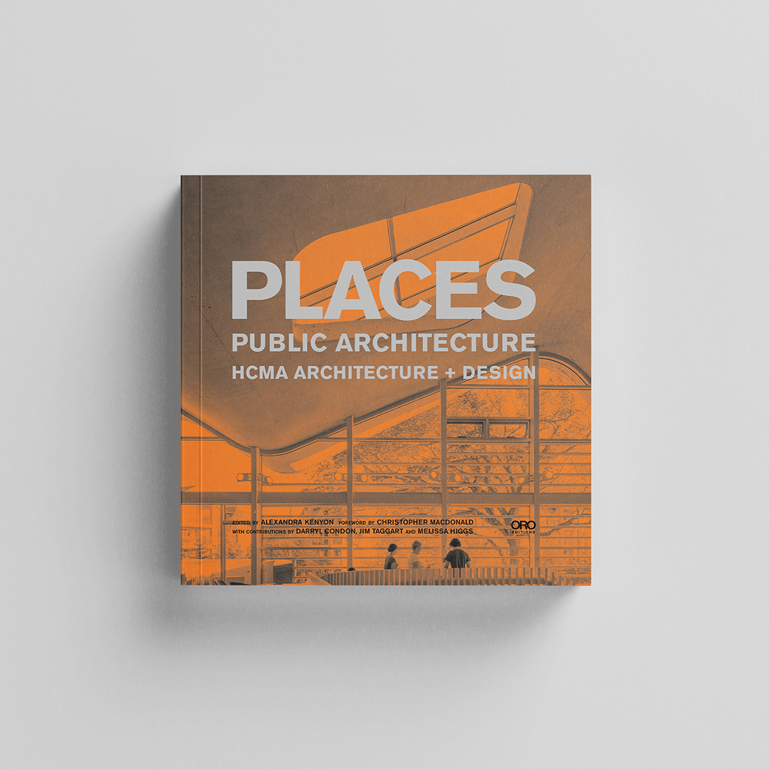 Cover of the hcma book, Places, Public Architecture.
