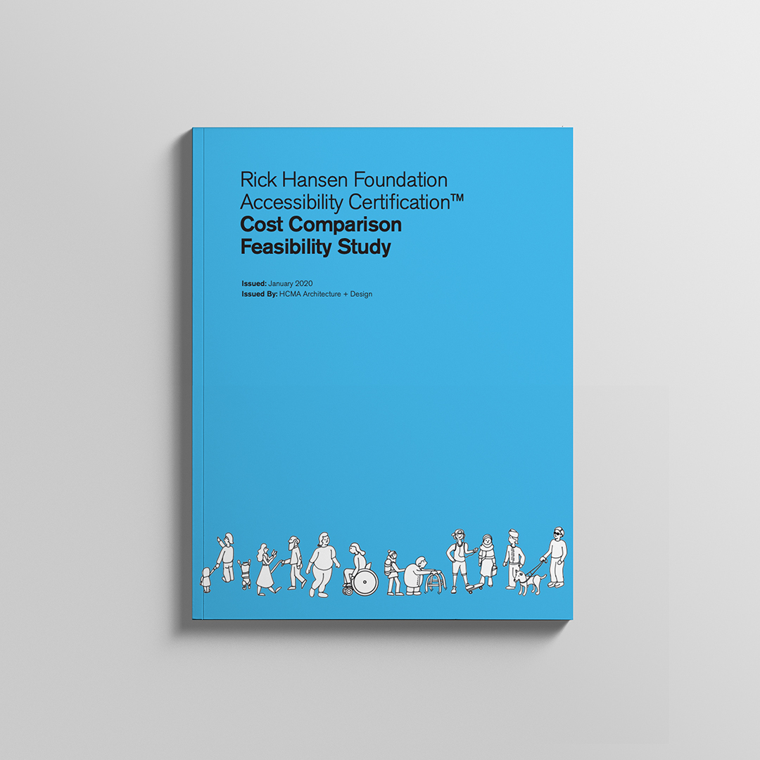 Cover of the Rick Hansen Foundation Accessibility Certification Cost Study.