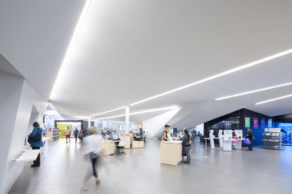 image of people in Jasper Place Library