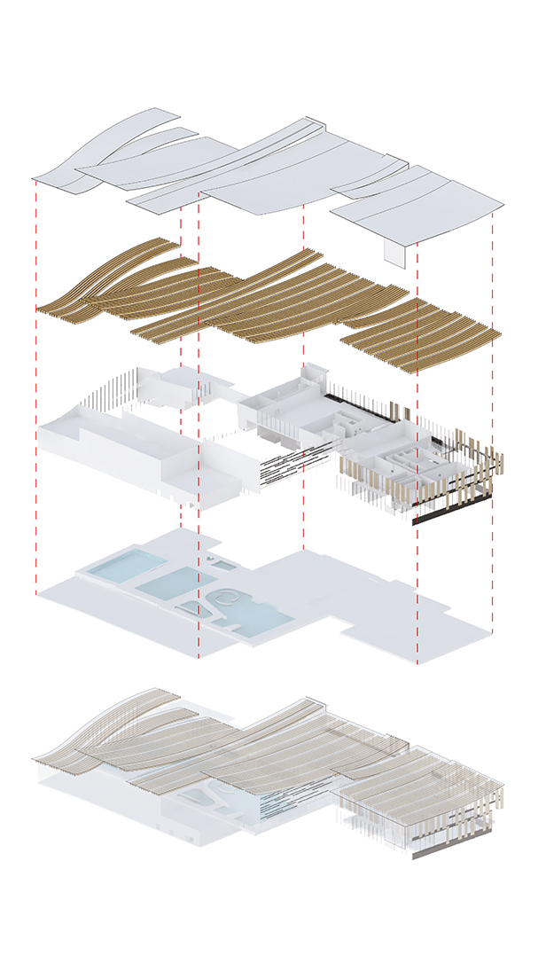 A diagram of the Minoru roof.