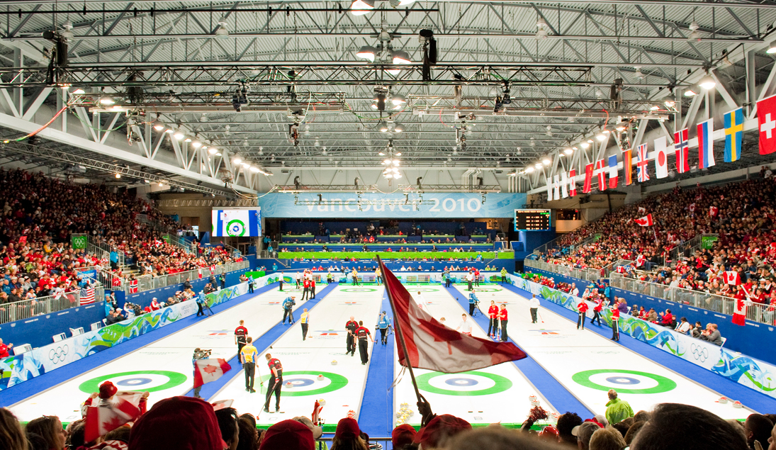 Vancouver 2010 Olympic Curling Venue at Hillcrest Centre.